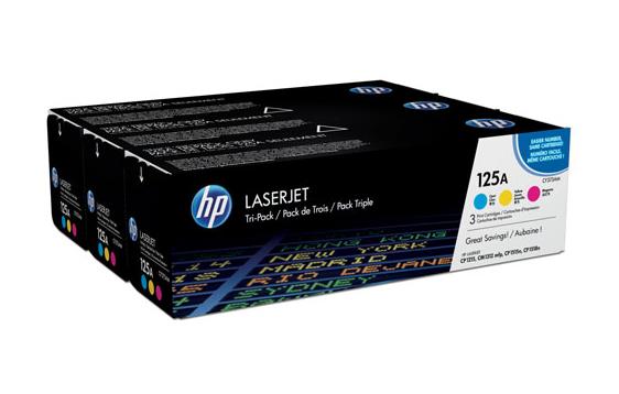 9405483 HP CF373AM HP toner Multipack CF373AM inneholder CB541A, CB542A, CB543A